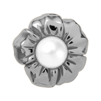 650-S06 , Christina Collect Flower with Pearl rings